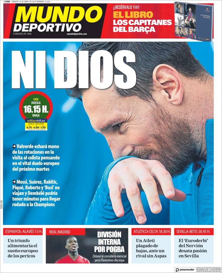 روزنامه موندو| خدا نیست