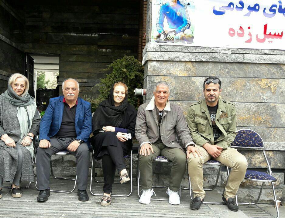 عکس| اقدام خیرخواهانه خانواده حجازی برای کمک به سیل زده‎ها