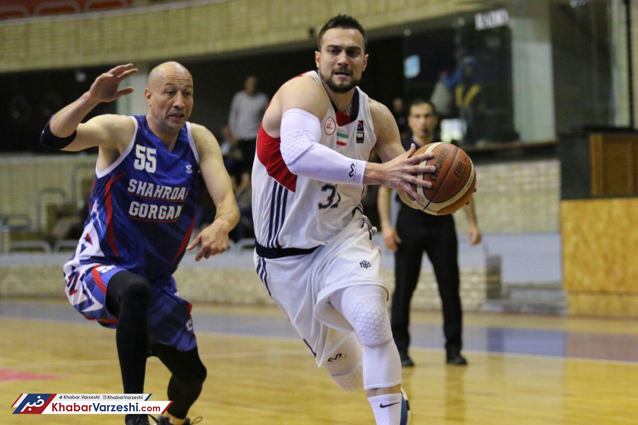 گزارش تصویری| برتری شهرداری گرگان در نیمه نهایی لیگ برتر بسکتبال مقابل شیمیدر