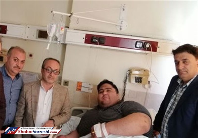 عکس| قهرمان پارالمپیک زیر تیغ جراحی رفت