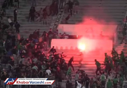 باز هم درگیری بین تماشاگران و پلیس در آفریقا