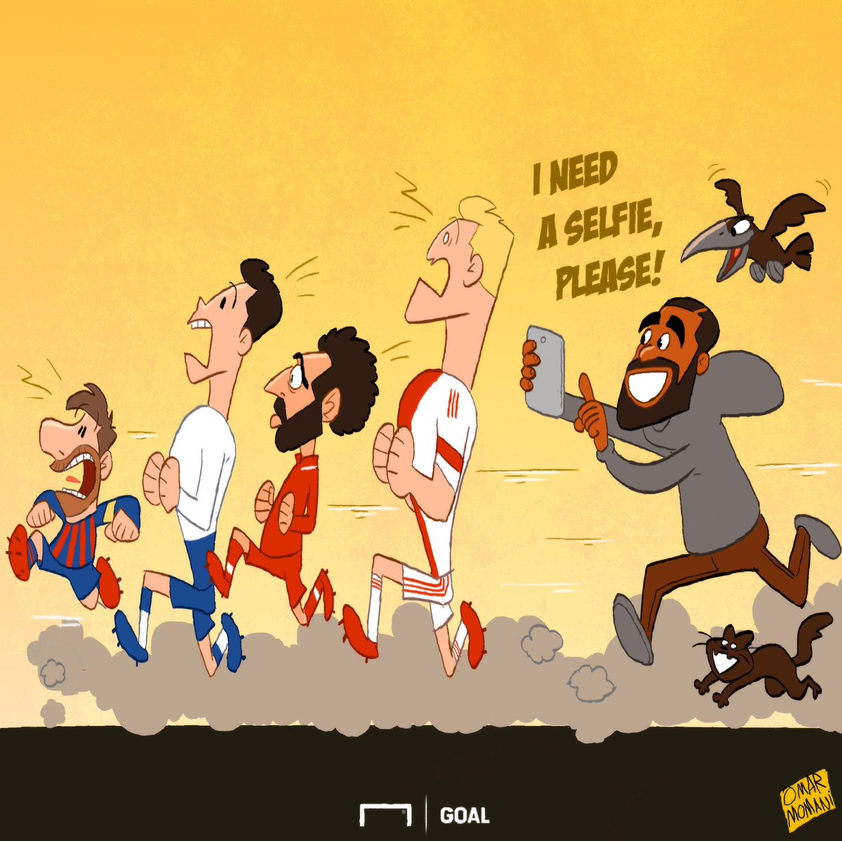 کارتون| فرار از سلفی!