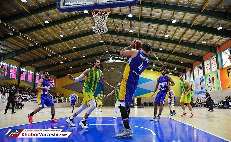 راهیابی نفت آبادان و شهرداری گرگان به فینال لیگ برتر بسکتبال