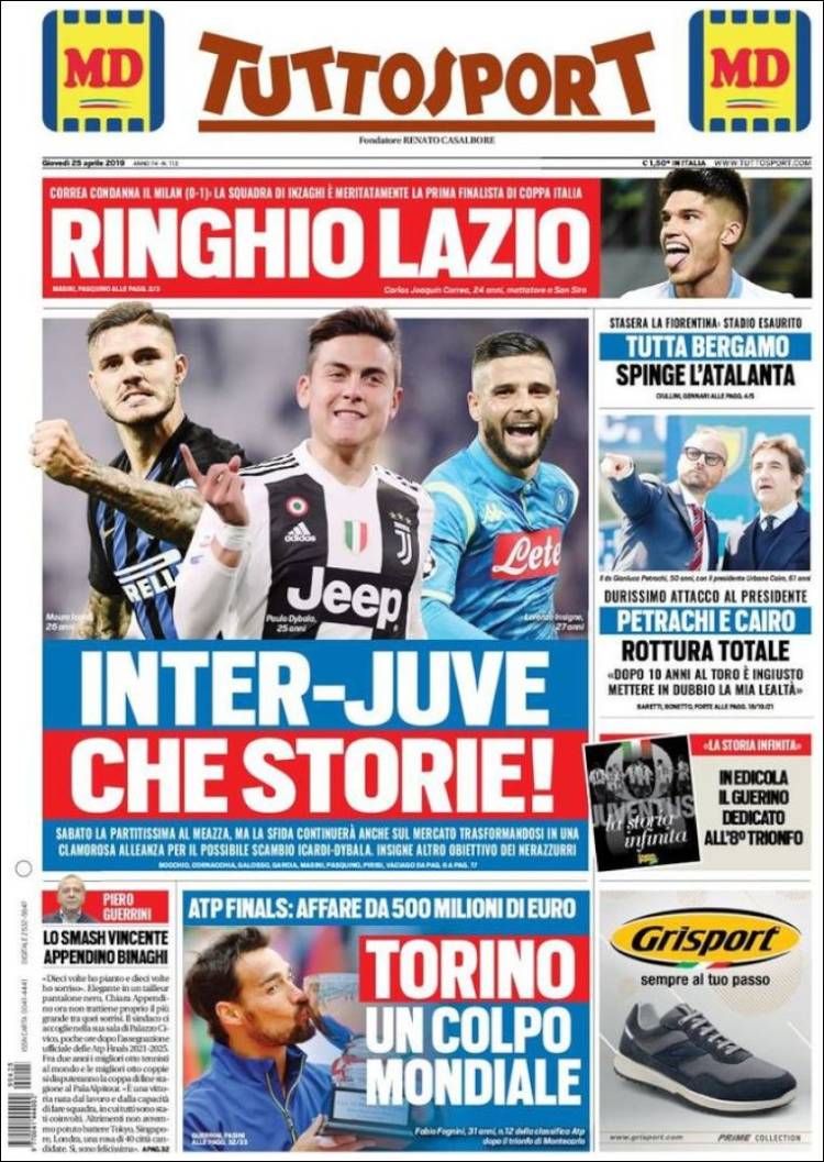 روزنامه توتو| اینتر - یووه، چه داستانی