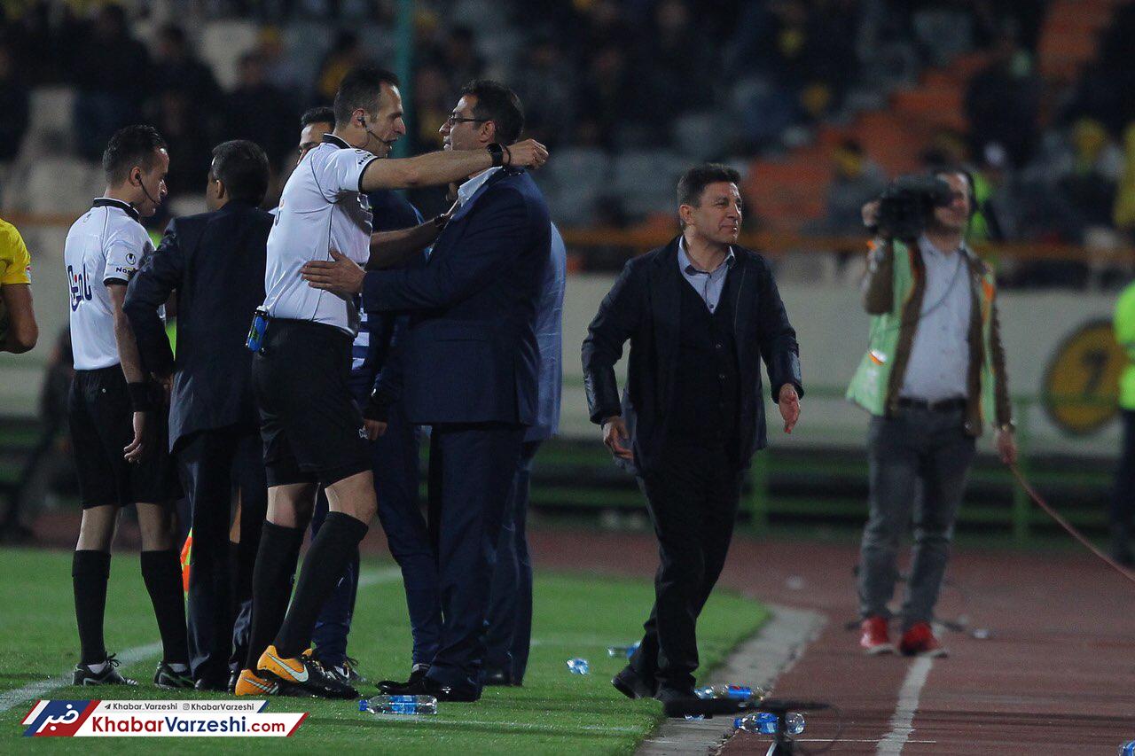 فتاحی: تنش‌های امروز به‌خاطر لیدر پرسپولیس بود