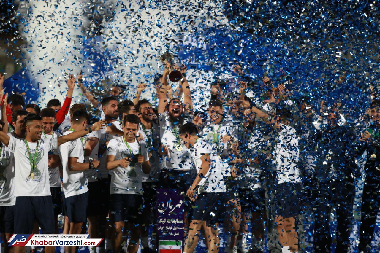 گزارش تصویری| گل گهر سیرجان فاتح لیگ دسته اول شد