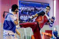 تمرین تکواندوکاران قبل از جهانی منچستر