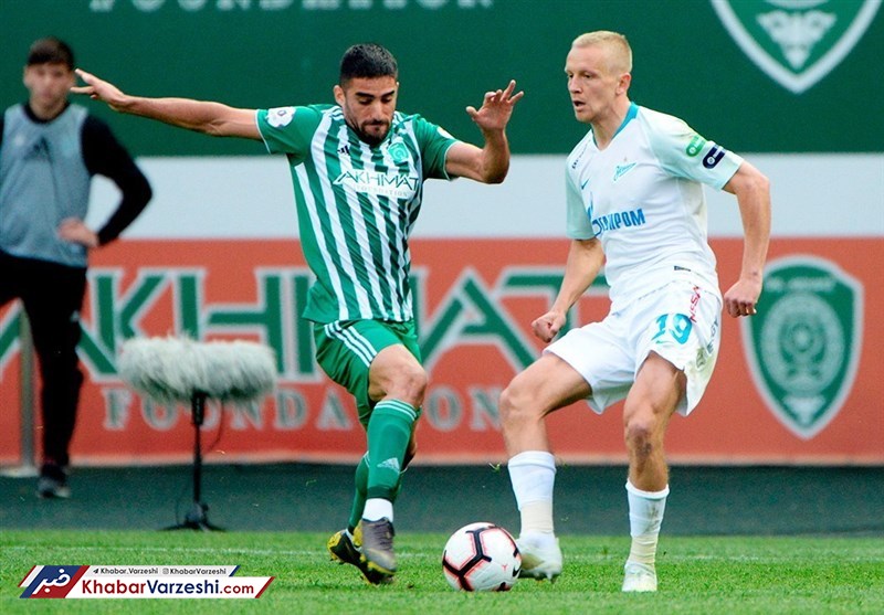 محمدی در جمع ۱۰ بازیکن برتر تیم‌های معمولی روسیه