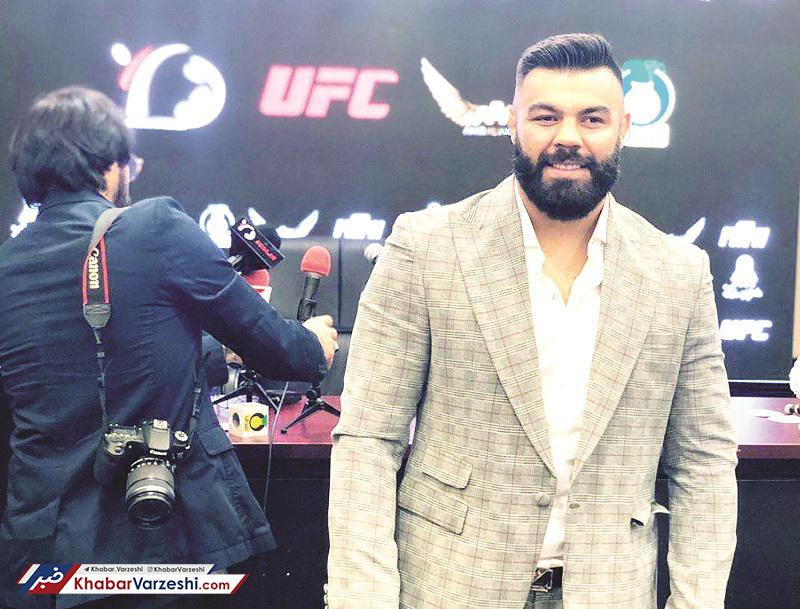 علی اکبری: قراردادم با UFC کاملاً قانونی است