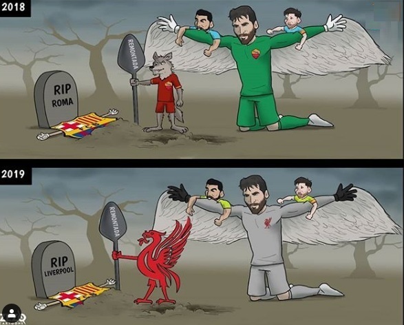 کارتون| آلیسون، عزرائیل بارسلونا!