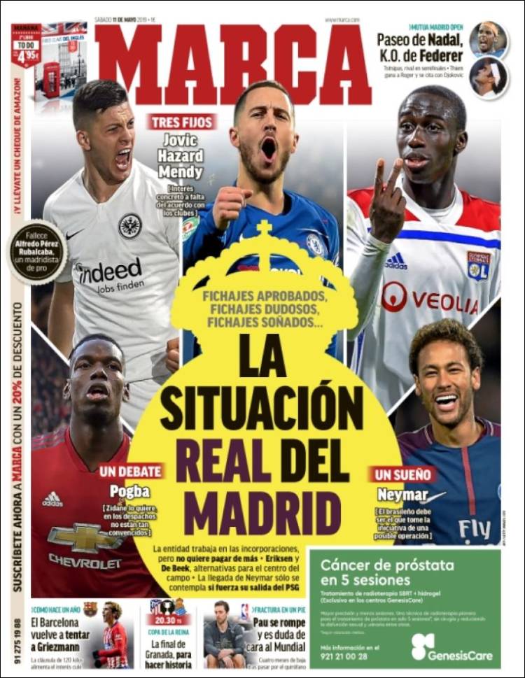 روزنامه مارکا| وضعیت رئال‌مادرید