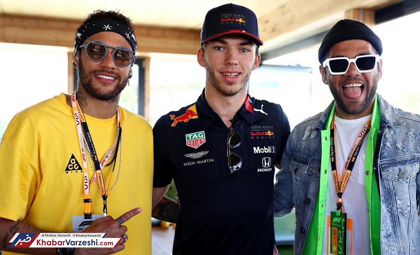 عکس| نیمار و دنی آلوس به بارسلونا برگشتند