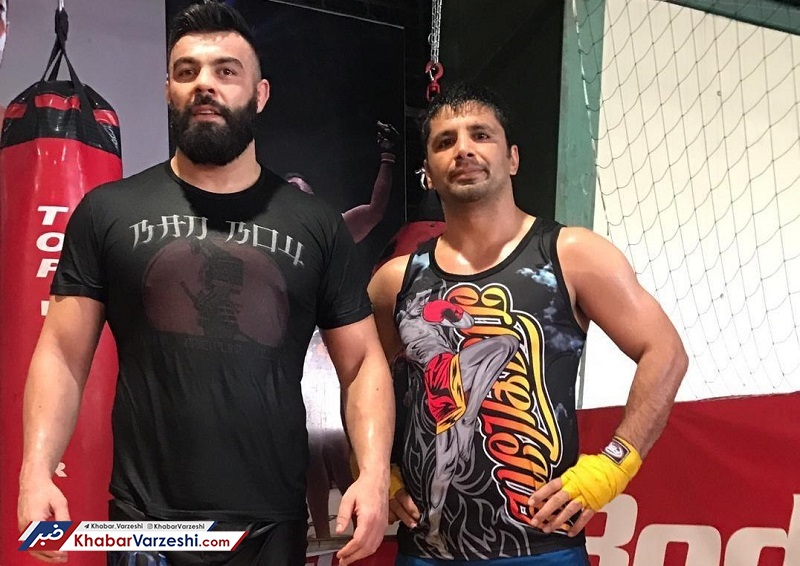 تمرینات مازیار الهامی با علی اکبری