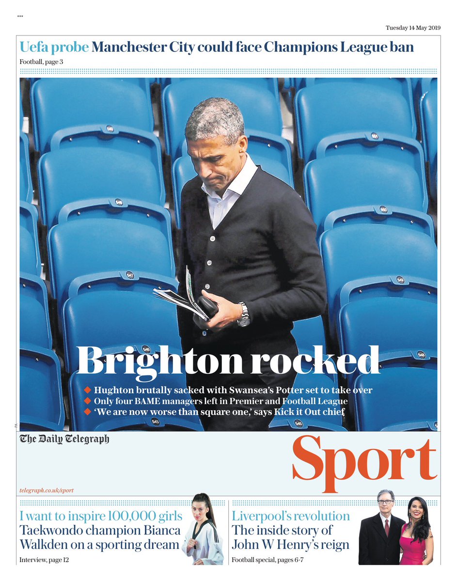 روزنامه تلگراف| برایتون مبهوت