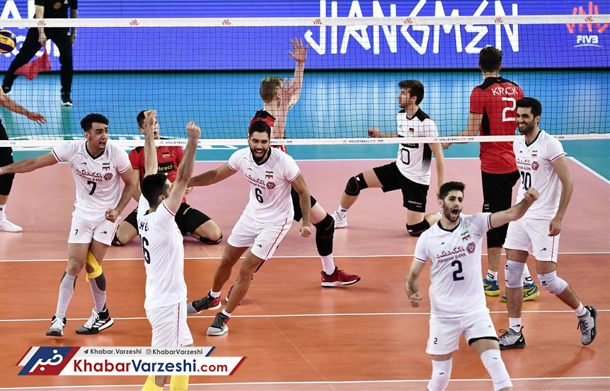 گزارش تصویری| تداوم پیروزی‌های والیبال ایران در لیگ ملت‌ها با شکست آلمان