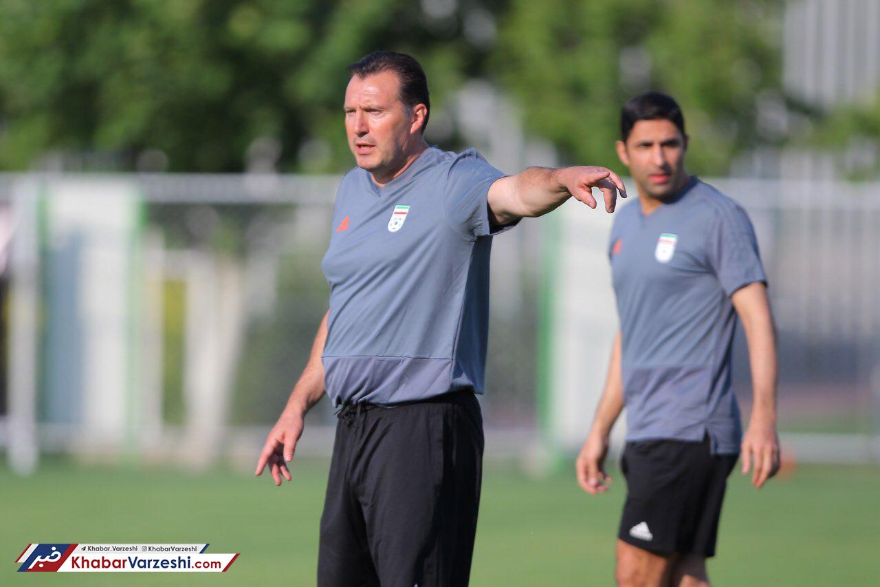 گزارش تصویری| اولین جلسه تمرینی تیم ملی زیر نظر ویلموتس
