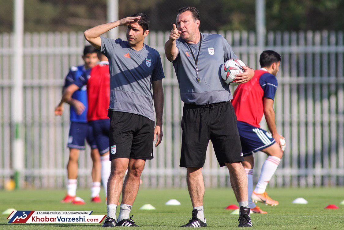گزارش تصویری| ادامه تمرینات تیم ملی فوتبال زیرنظر ویلموتس و هاشمیان