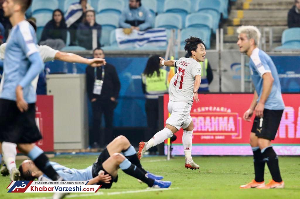 توقف غیرمنتظره اروگوئه برابر سامورایی‌ها