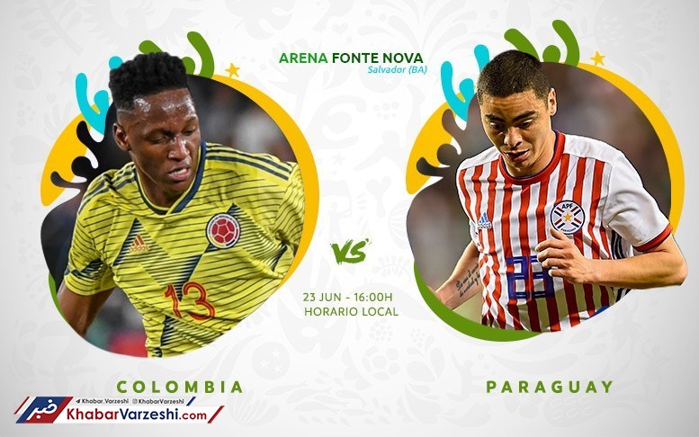 کلمبیا – پاراگوئه؛ سرنوشت گروه در دست شاگردان کی‌روش