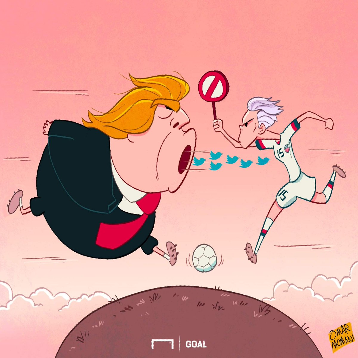 کارتون| دعوای فوتبالی-توییتری