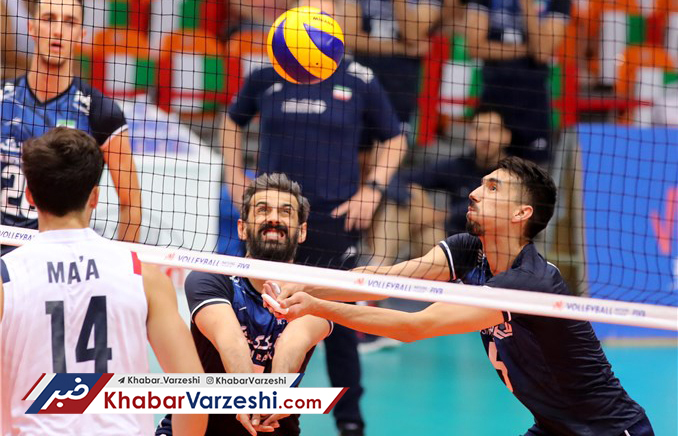 گزارش تصویری| شکست والیبال ایران مقابل آمریکا