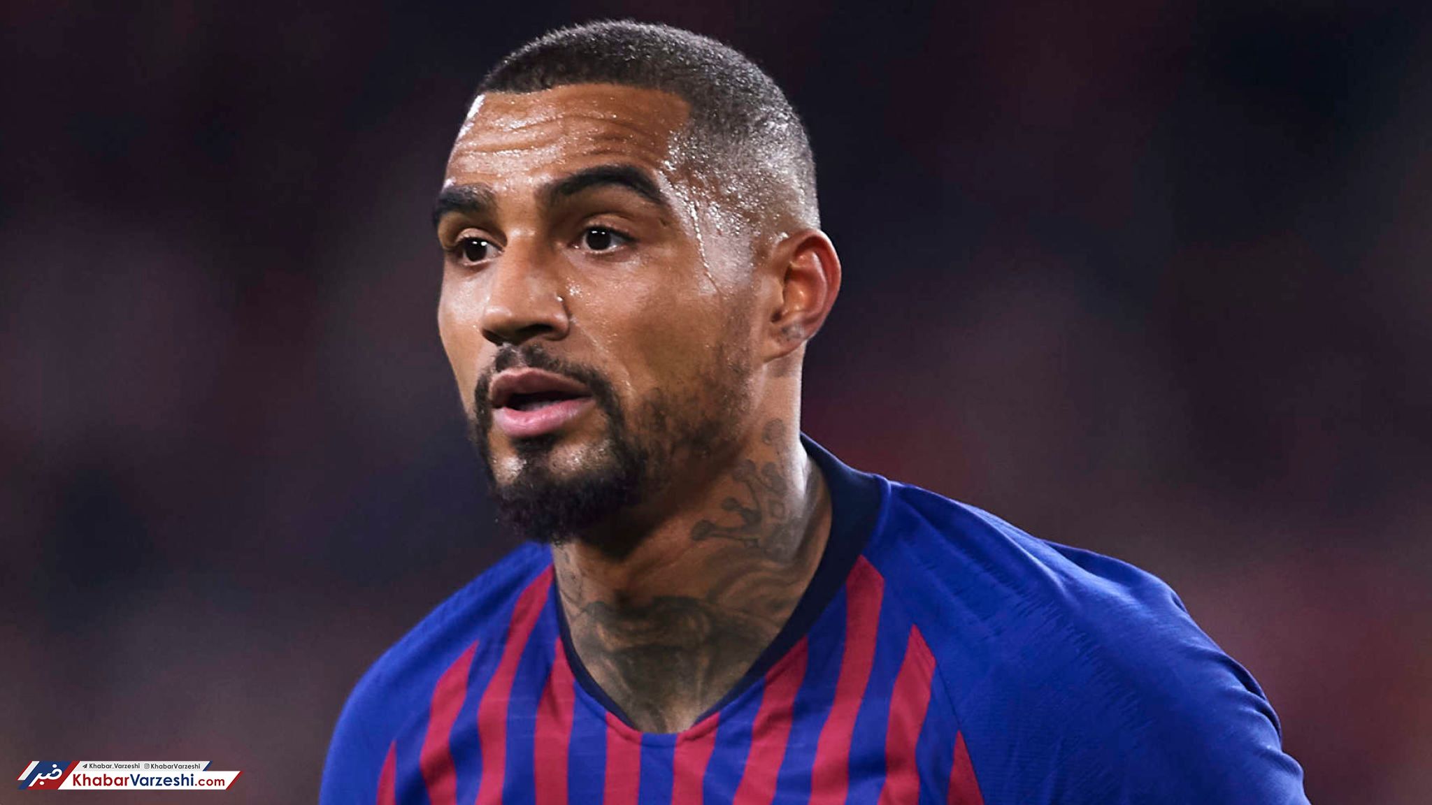 عکس| بواتنگ از بارسلونا جدا شد