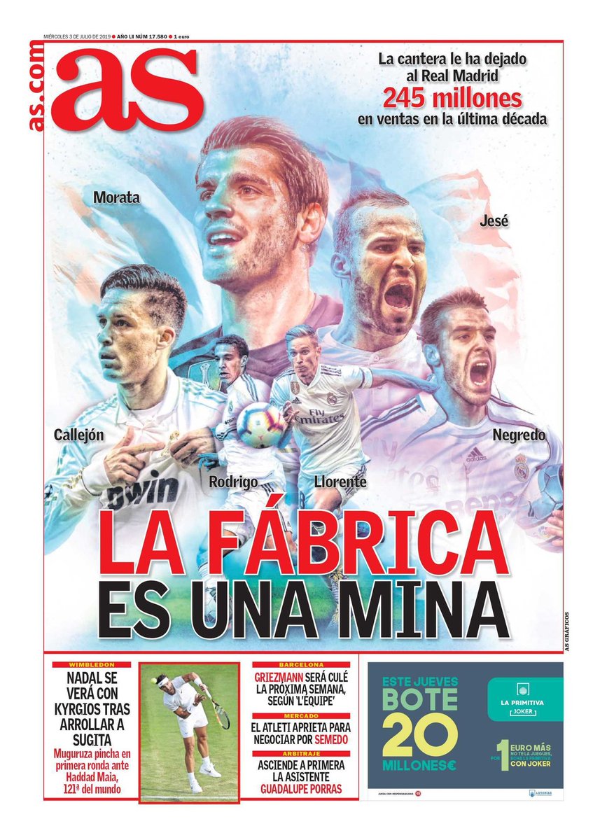 روزنامه آس| لافابریکا یک معدن است