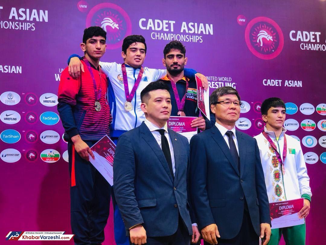 قهرمانی زودهنگام ایران در کشتی فرنگی نوجوانان آسیا
