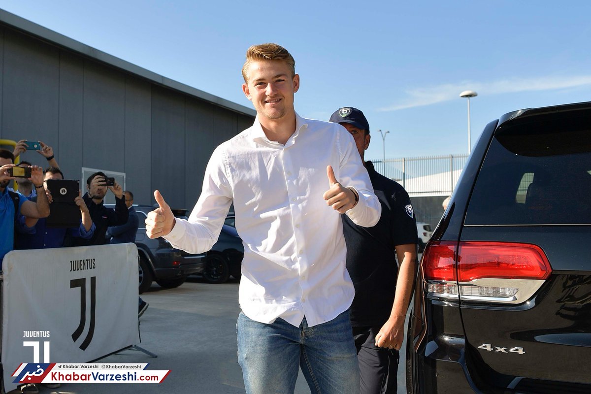 تصاویر| دی‌لیخت در تست‌های پزشکی یوونتوس