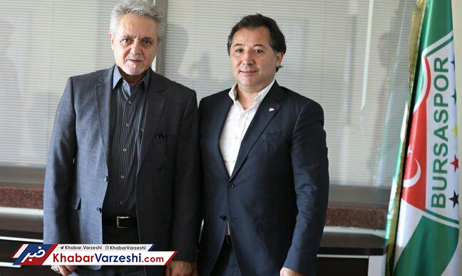 دیدار سرمربی و مدیرعامل سپاهان با مدیر بورسااسپور