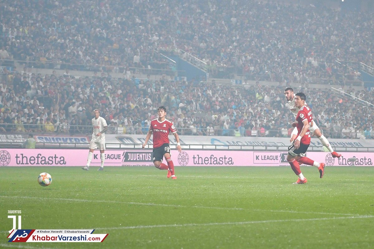 فرار یوونتوس از شکست برابر منتخب کره‌جنوبی