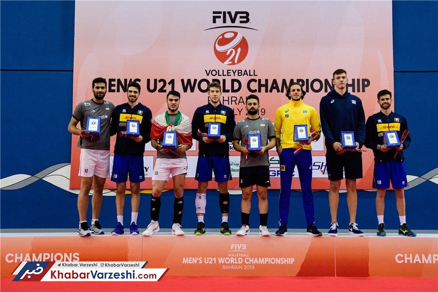۳ ایرانی در تیم منتخب والیبال جوانان جهان