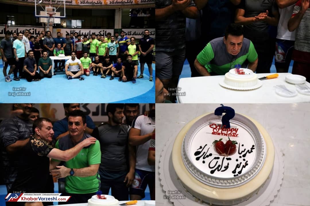 عکس| جشن تولد ستاره‌ساز کشتی ایران