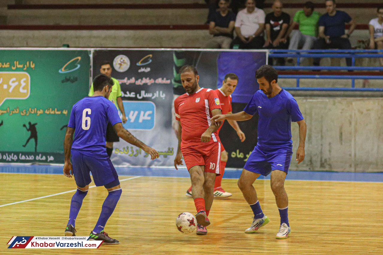گزارش تصویری| دیدار پیشکسوتان فوتسال ایران و منتخب خبرنگاران