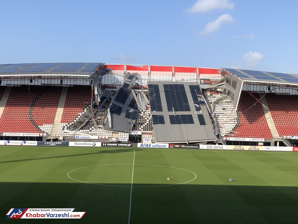 عکس| اتفاق هولناک برای ورزشگاه تیم سابق جهانبخش!