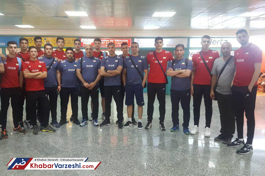 نوجوانان والیبال ایران وارد تونس شدند