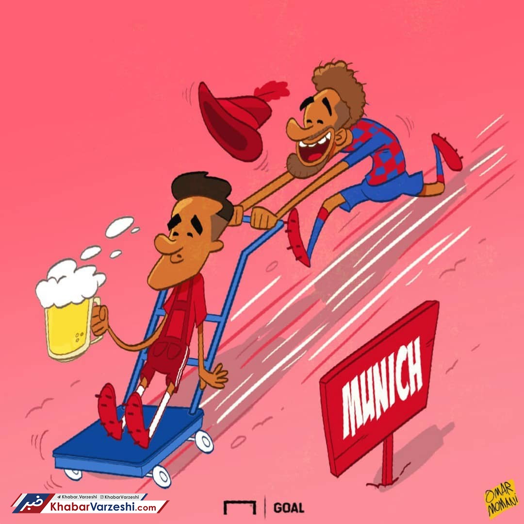 کارتون| نیمار به کوتینیو: برو برو - برو برو!