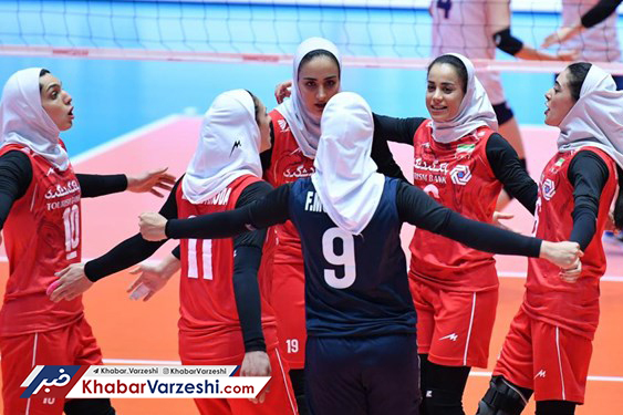 صعود زنان والیبالیست ایران به جمع ۸ تیم برتر