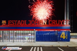 تصاویر| ستاره‌های بارسلونا در مراسم افتتاح ورزشگاه کرویف