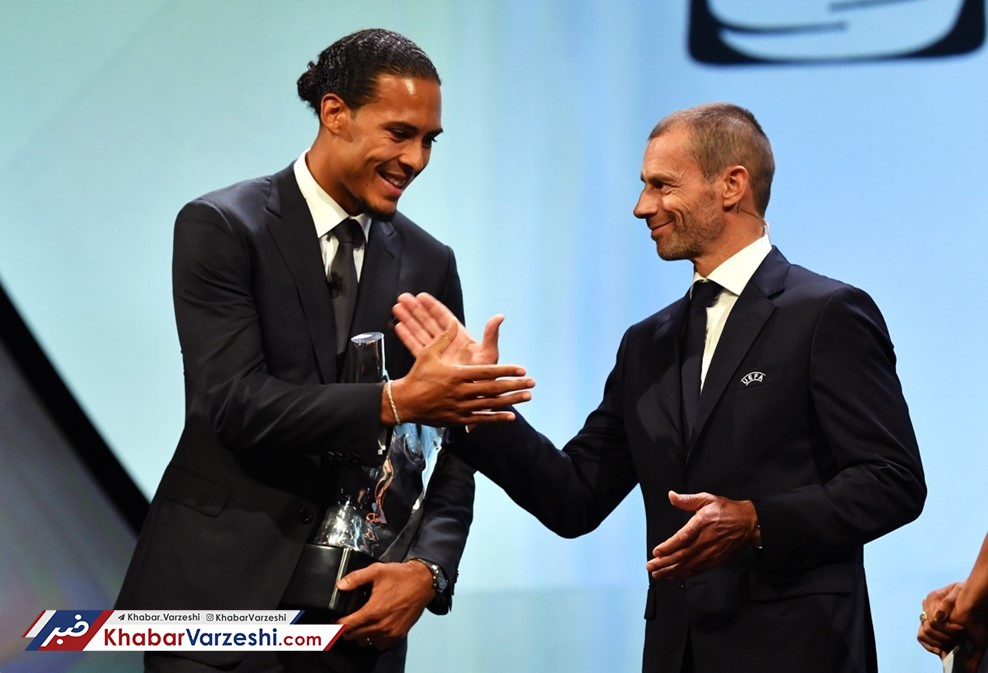 فان‌دایک بهترین بازیکن فصل اروپا؛ اولین جایزه برای یک مدافع