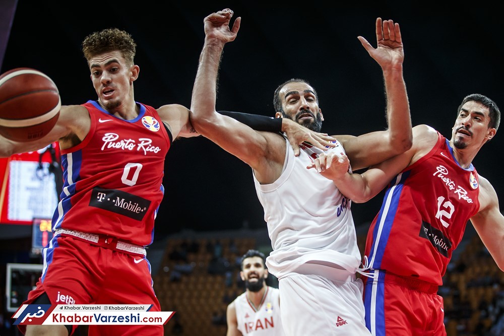 گزارش تصویری| باخت تراژیک بسکتبال ایران در اولین گام مقابل پورتوریکو