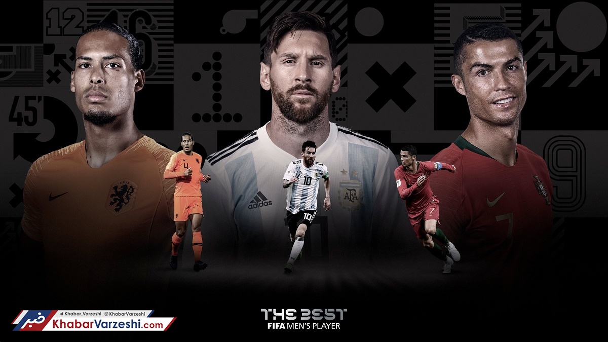 نامزدهای نهایی The Best؛ رقابت دوباره فان‌دایک، مسی و رونالدو