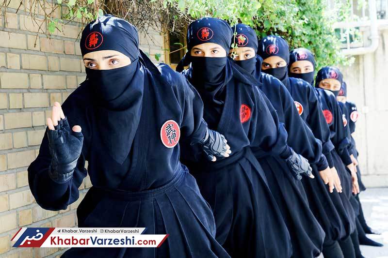گزارش تصویری| دختران نینجا در خبرورزشی