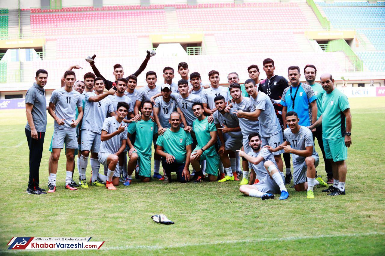 گزارش تصویری| تمرين تيم ملی فوتبال جوانان در اندونزى