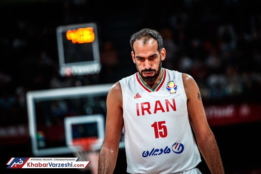 حدادی بهترین بازیکن دیدار ایران با فیلیپین