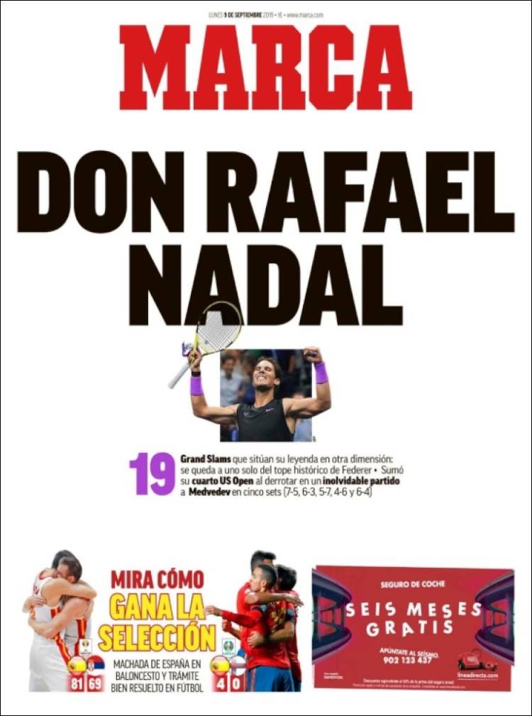 روزنامه مارکا| دُن رافائل نادال