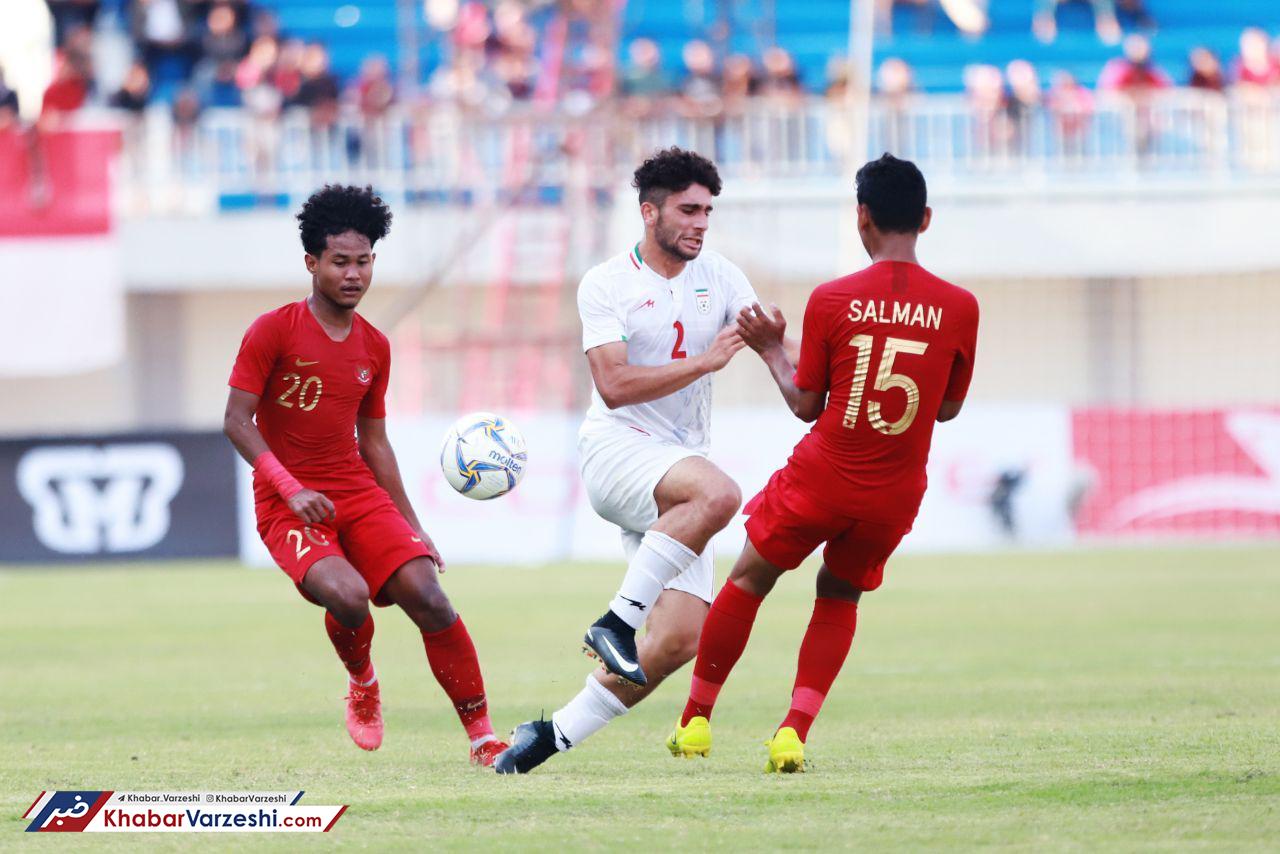 گزارش تصویری| شکست خفیف شاگردان پور موسوی مقابل اندونزى