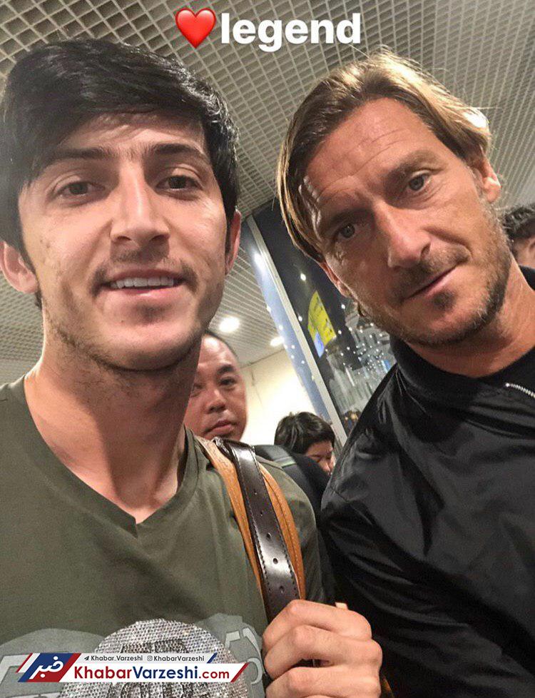 عکس| سلفی‌بازی سردار با توتی