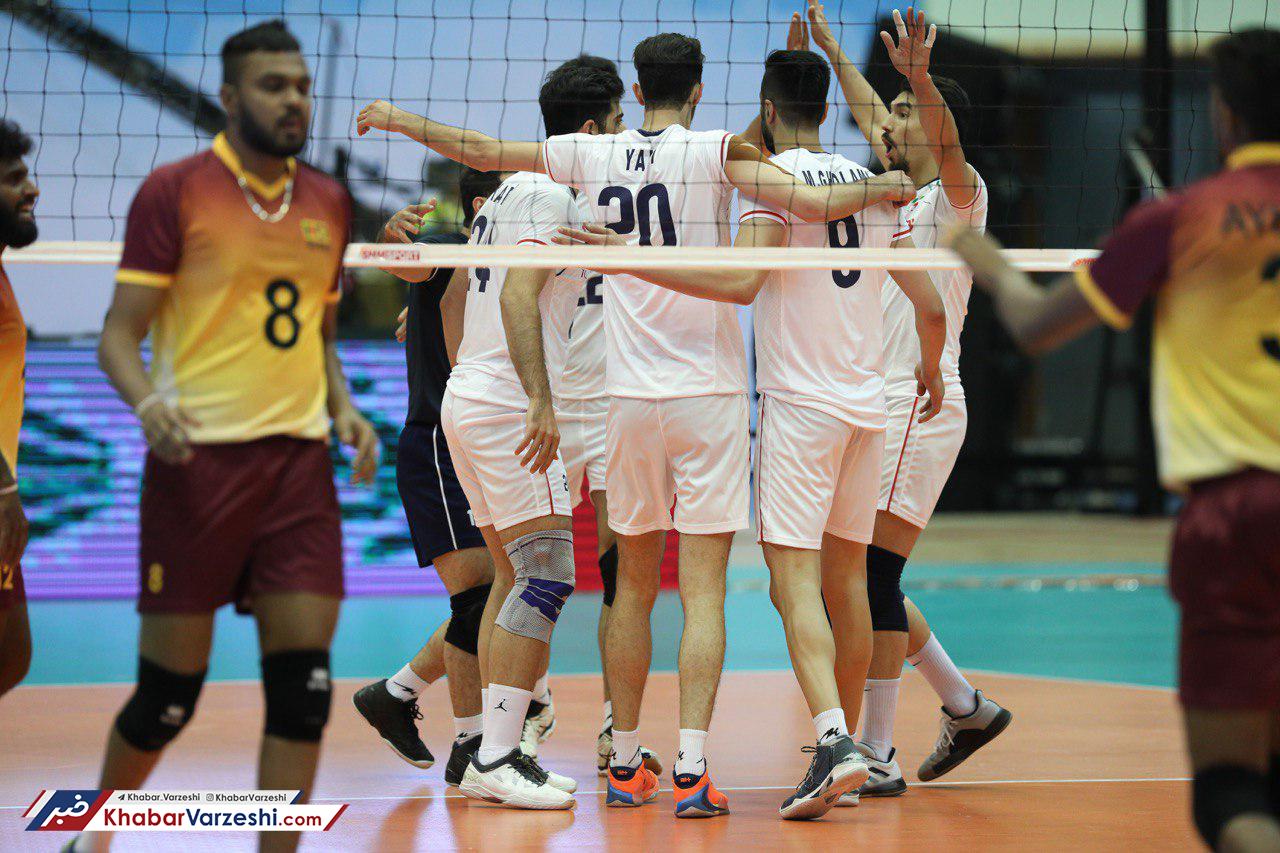 گزارش تصویری| پیروزی 3 امتیازی ایران مقابل سریلانکا