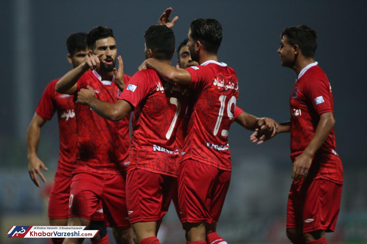 گزارش تصویری| برتری خانگی نساجی مقابل شاهین بوشهر